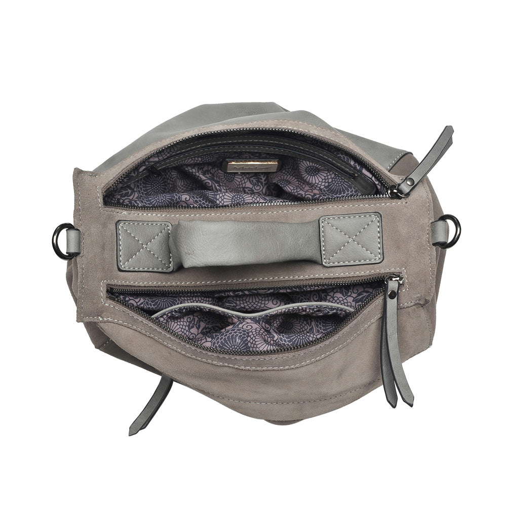 Product Image of Moda Luxe Harrison Satchel 842017116028 View 4 | Grey