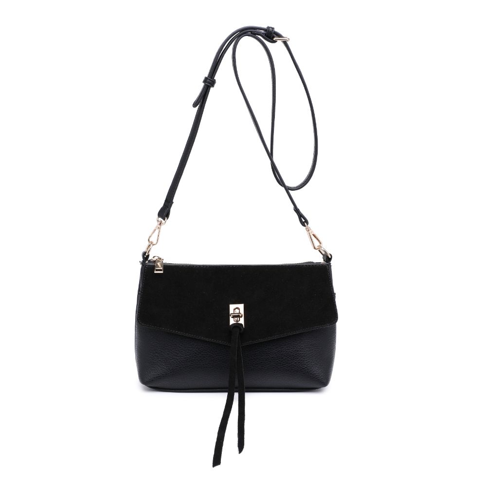 Product Image of Moda Luxe Aubrey Crossbody 842017128519 View 5 | Black