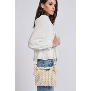 Woman wearing Ivory Moda Luxe Rory Crossbody 842017129271 View 1 | Ivory