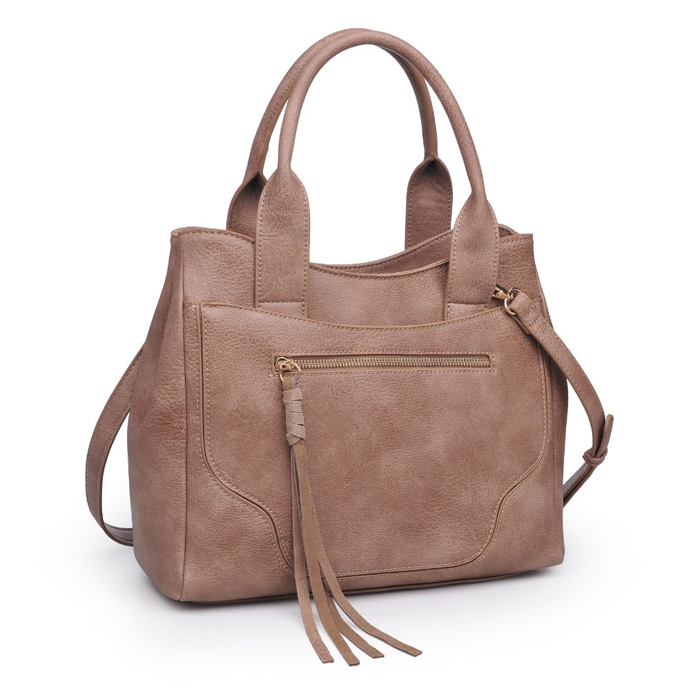 Product Image of Moda Luxe Kaitlyn Satchel 842017122340 View 2 | Natural