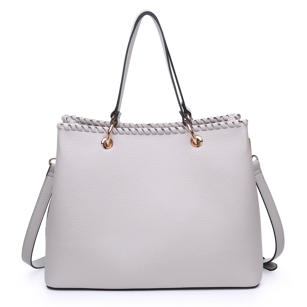 Product Image of Product Image of Moda Luxe Daphne Satchel 842017119548 View 3 | Grey