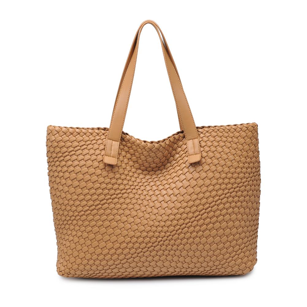 Product Image of Moda Luxe Piquant Tote 842017135609 View 7 | Tan