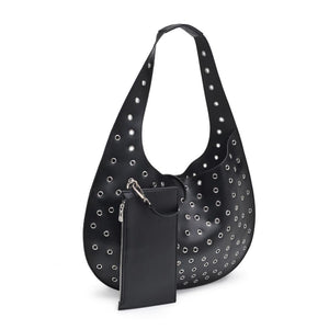 Product Image of Moda Luxe Turner Hobo 842017136361 View 6 | Black