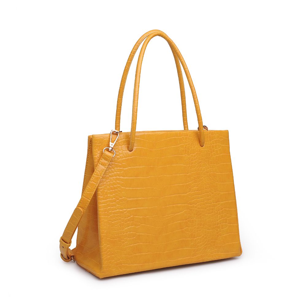 Product Image of Moda Luxe Pierce Mini Tote 842017125853 View 6 | Mustard