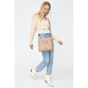 Woman wearing Nude Moda Luxe Nova Crossbody 842017130390 View 3 | Nude