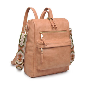 Product Image of Moda Luxe Riley Backpack 842017129431 View 6 | Blush