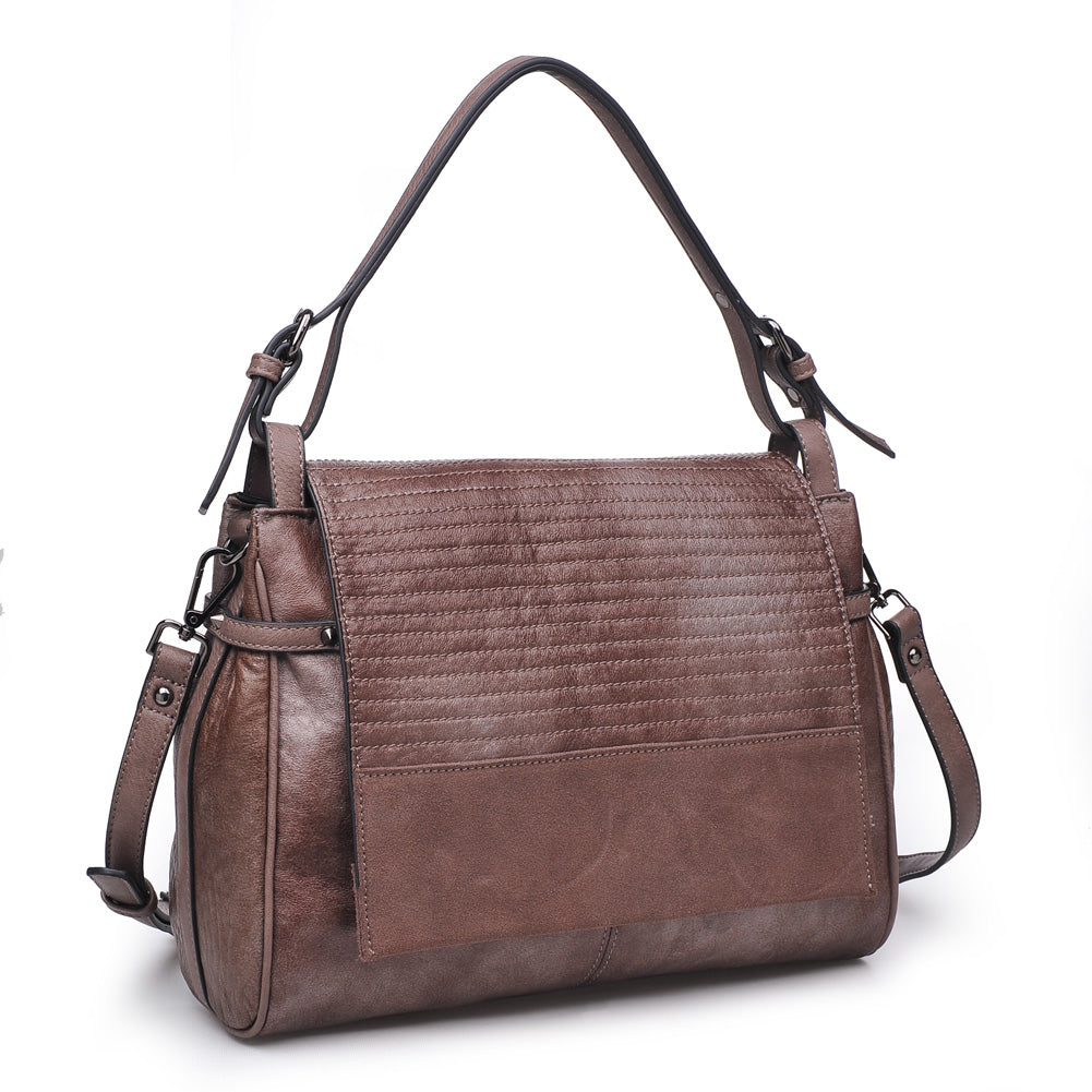 Product Image of Moda Luxe Lucy Messenger 842017117452 View 6 | Chocolate