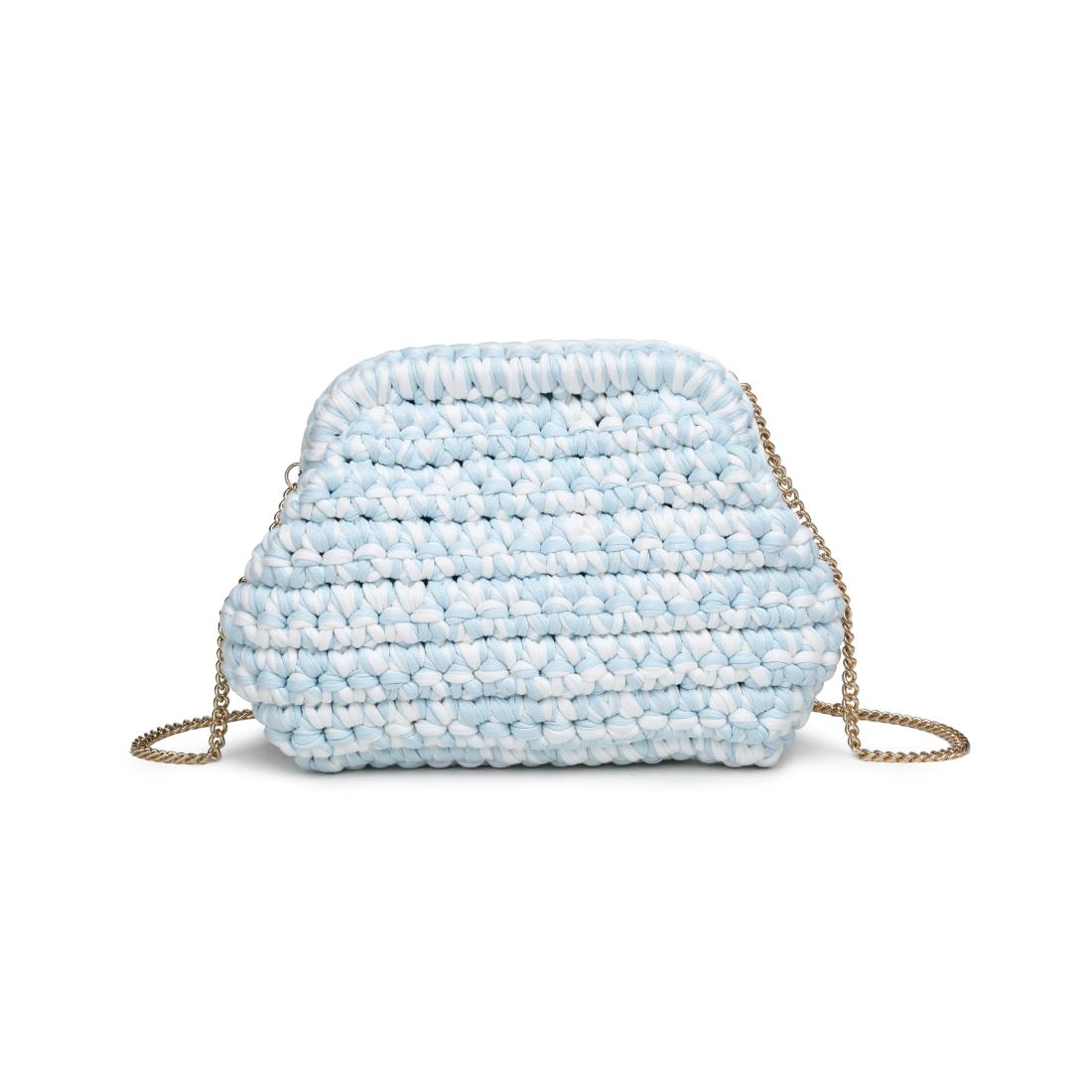 Product Image of Moda Luxe Raya Clutch 842017138396 View 5 | Ice Blue