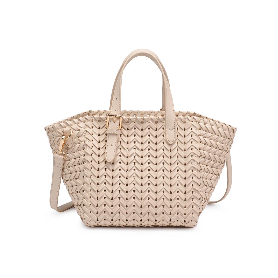 Product Image of Moda Luxe Estelle Tote 842017137757 View 5 | Oatmilk