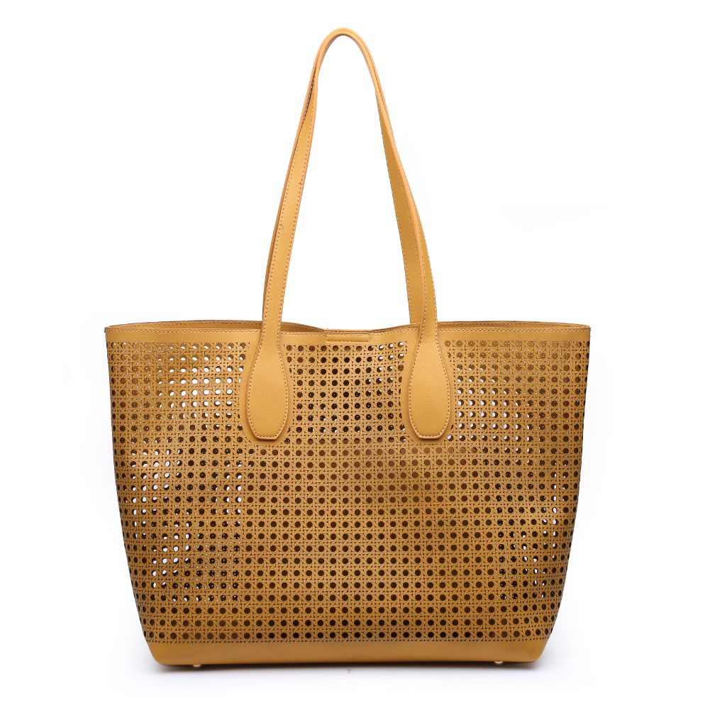 Product Image of Moda Luxe Brazil Tote 842017124245 View 7 | Mustard