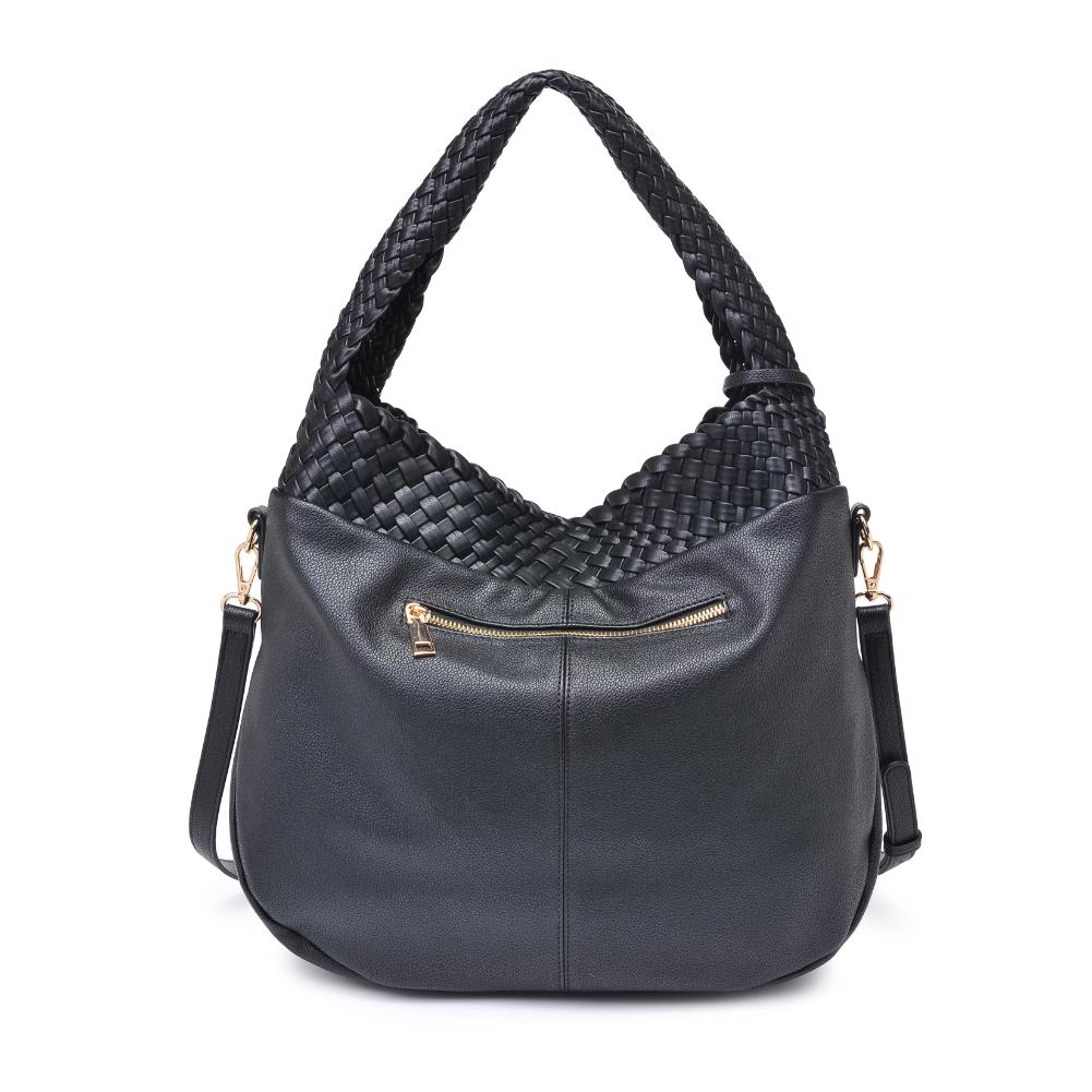 Product Image of Moda Luxe Majestique Hobo 842017134664 View 7 | Black