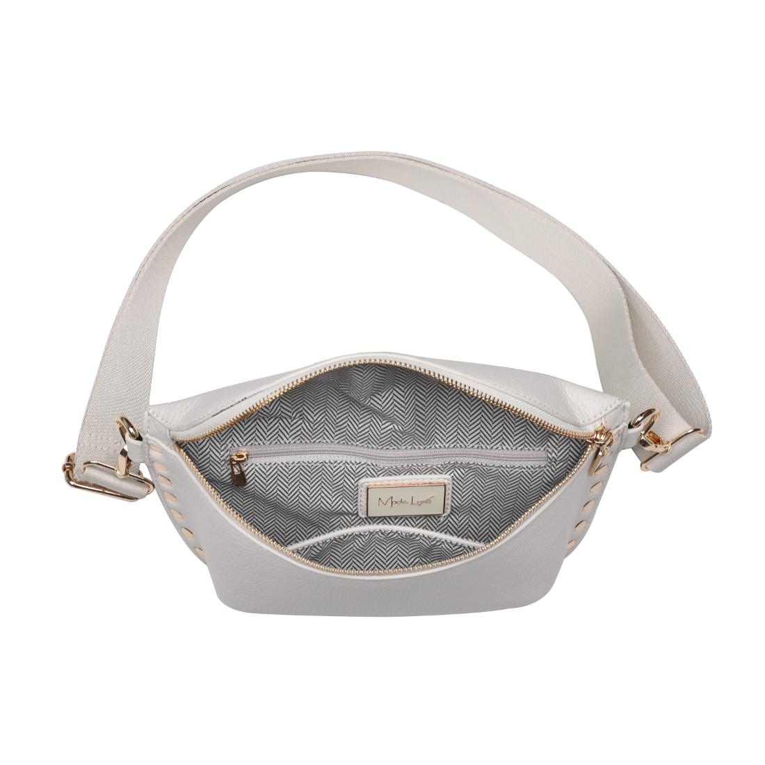 Product Image of Moda Luxe Gizelle Belt Bag 842017138075 View 8 | Cream