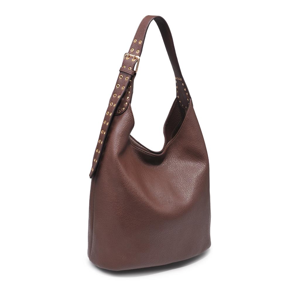 Product Image of Moda Luxe Jacqueline Hobo 842017136996 View 6 | Chocolate