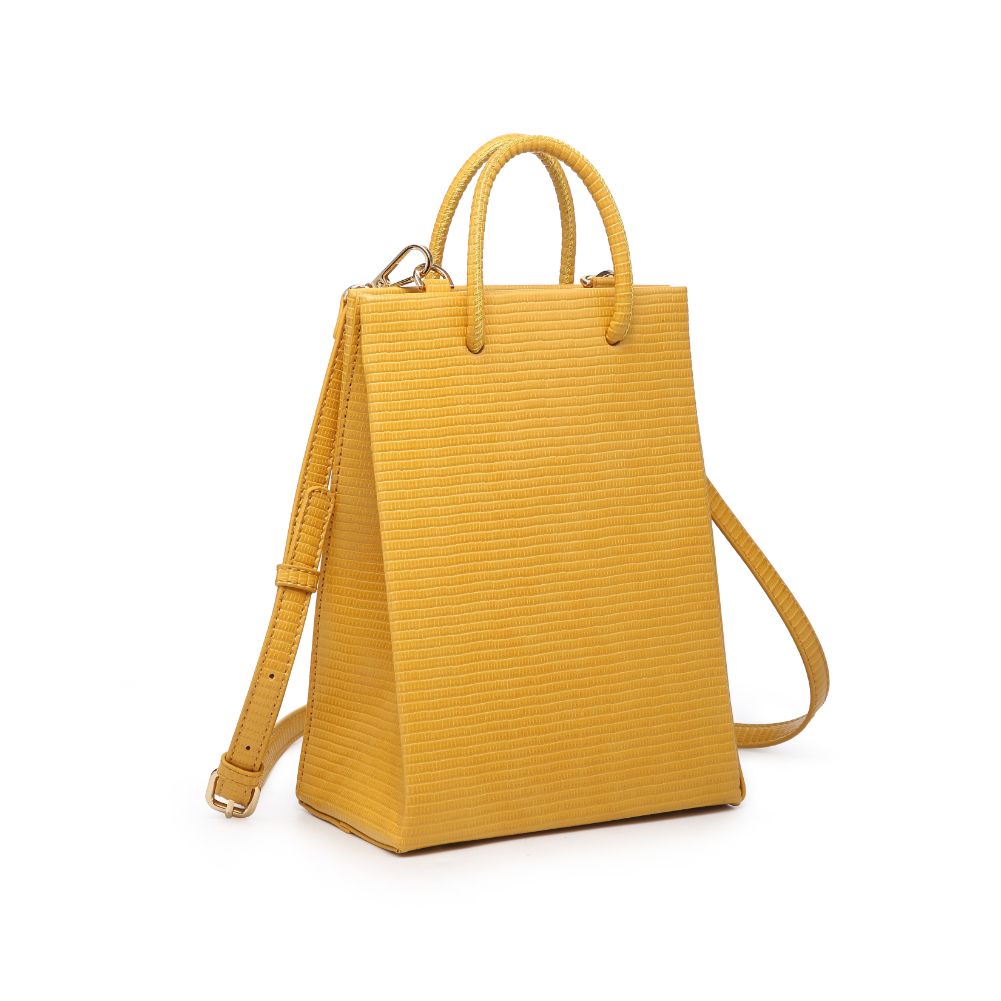 Product Image of Moda Luxe Perry Top Handle 842017125303 View 6 | Mustard