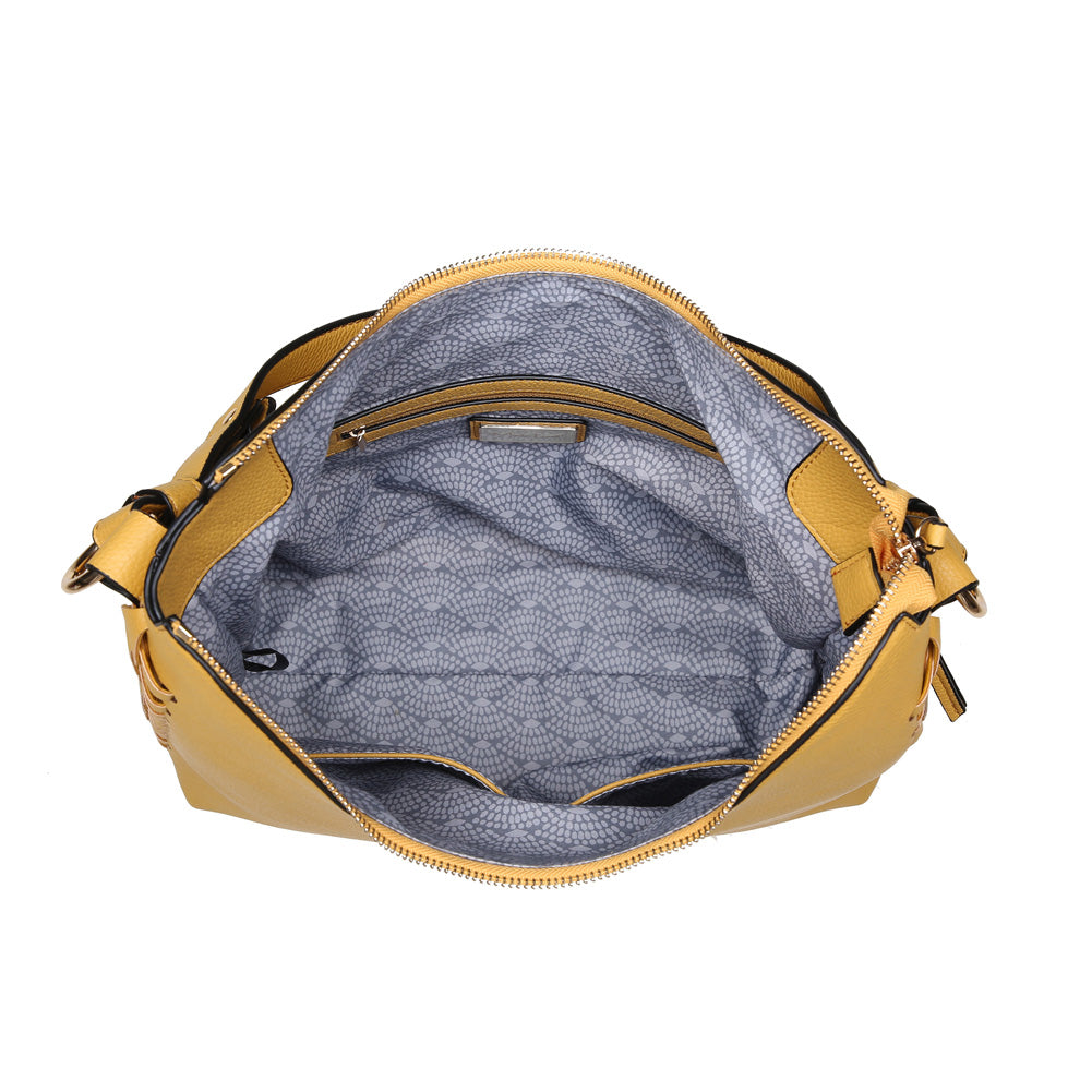 Product Image of Moda Luxe Stephanie Hobo 842017119753 View 4 | Mustard