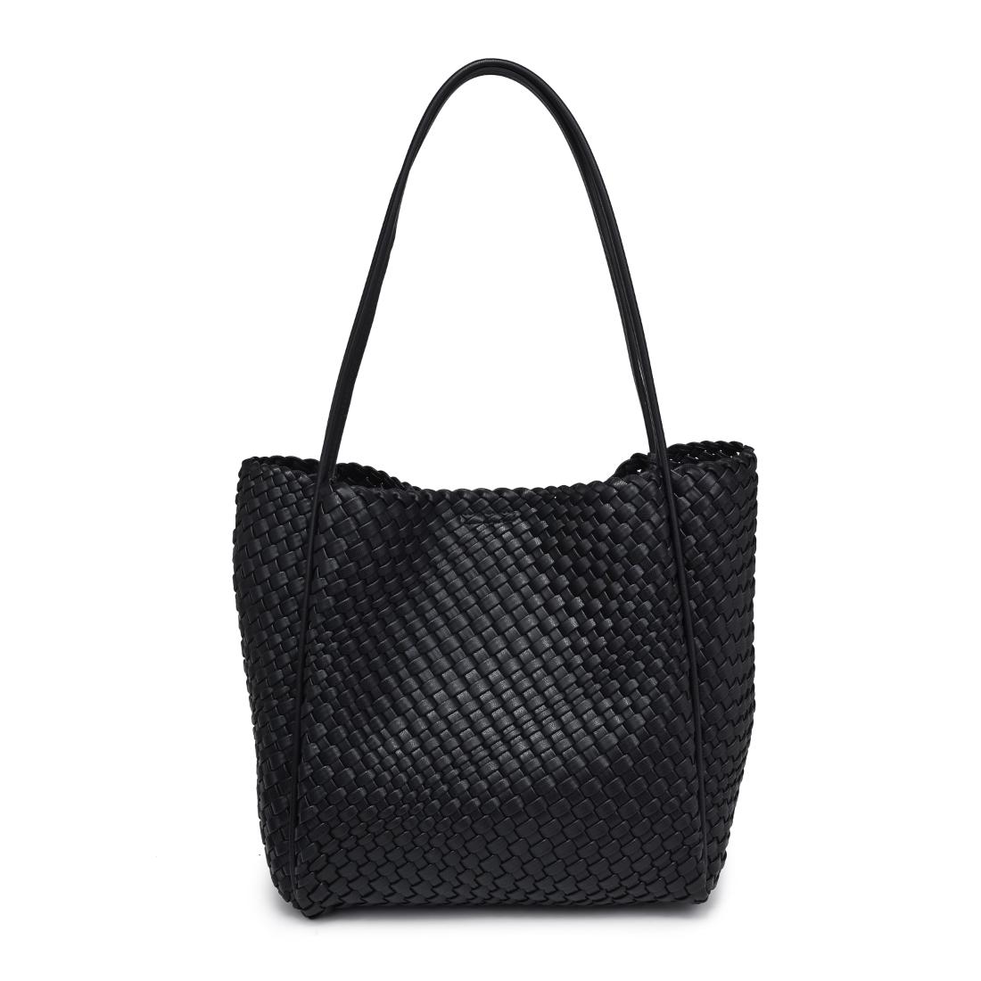 Product Image of Moda Luxe Gladys Tote 842017137245 View 7 | Black