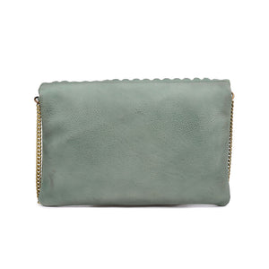 Product Image of Product Image of Moda Luxe Alyssa Clutch 842017114062 View 3 | Sage