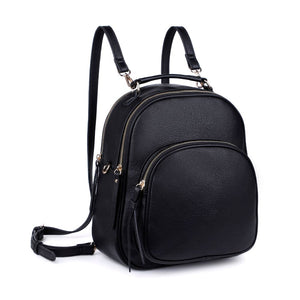 Product Image of Moda Luxe Claudia Backpack 842017126096 View 6 | Black