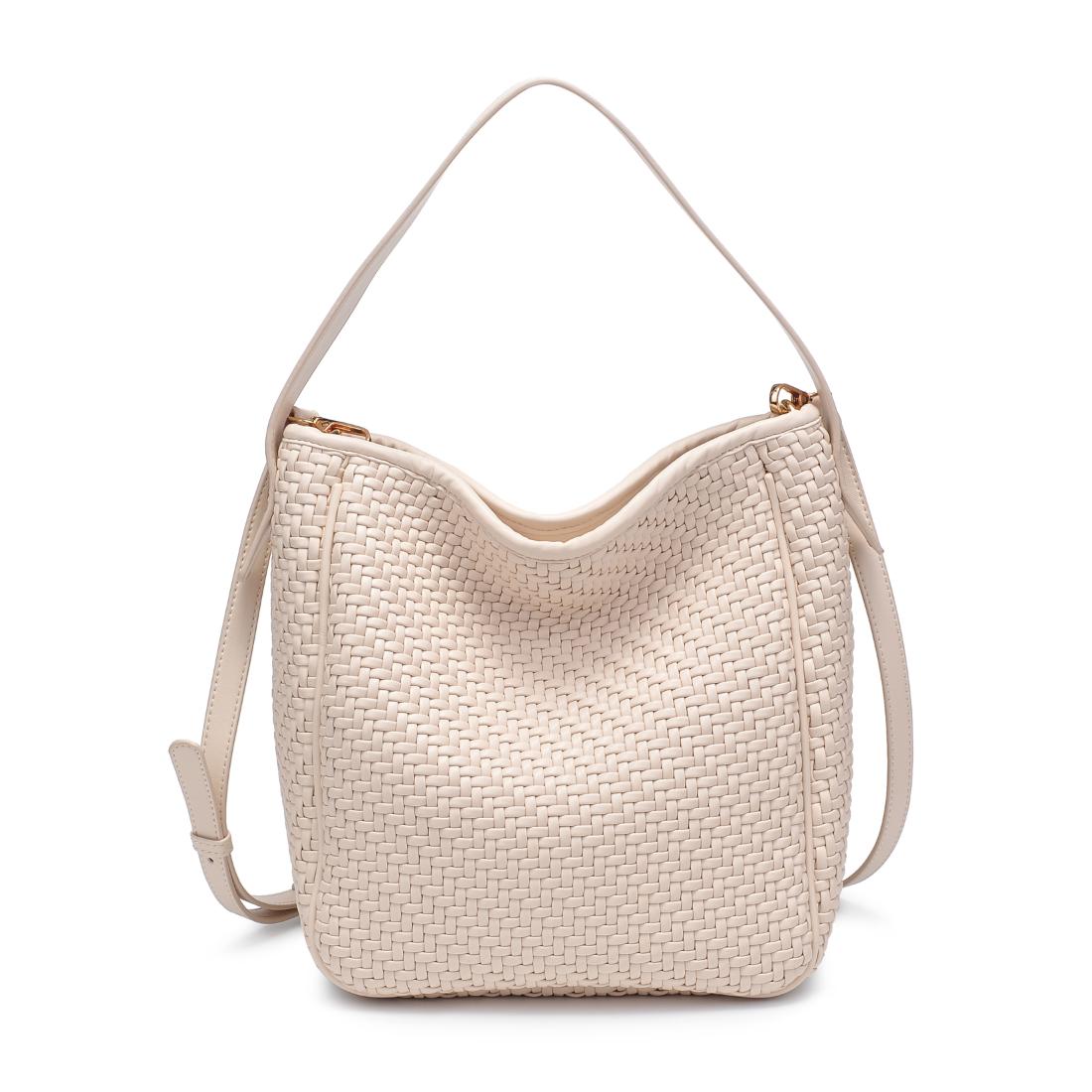 Product Image of Moda Luxe Georgena Shoulder Bag 842017137887 View 5 | Ivory