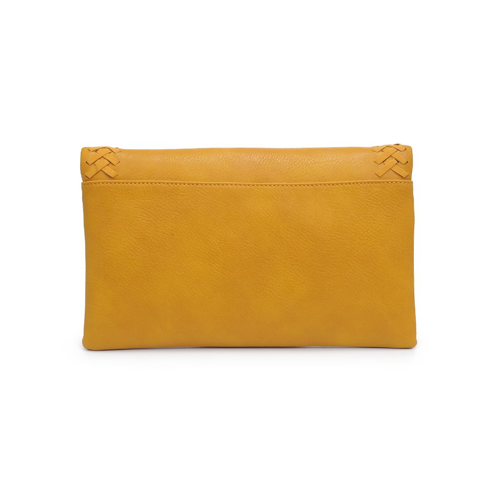 Product Image of Moda Luxe Palermo Clutch 842017126676 View 7 | Mustard
