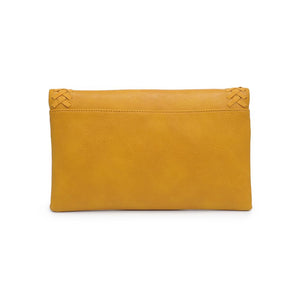 Product Image of Moda Luxe Palermo Clutch 842017126676 View 7 | Mustard