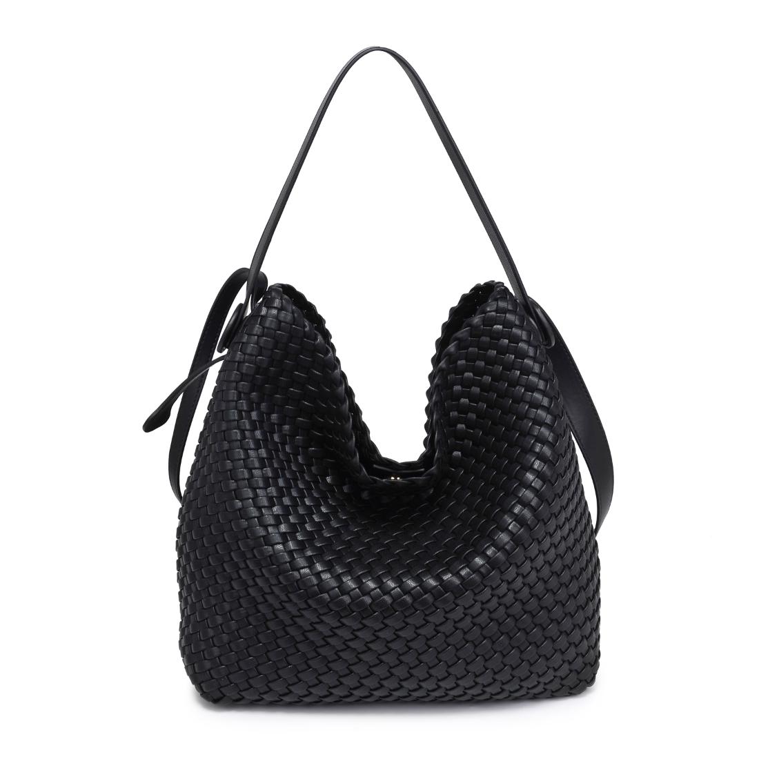 Product Image of Moda Luxe Edith Hobo 842017137474 View 5 | Black