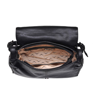 Product Image of Moda Luxe Lucy Messenger 842017117483 View 8 | Black