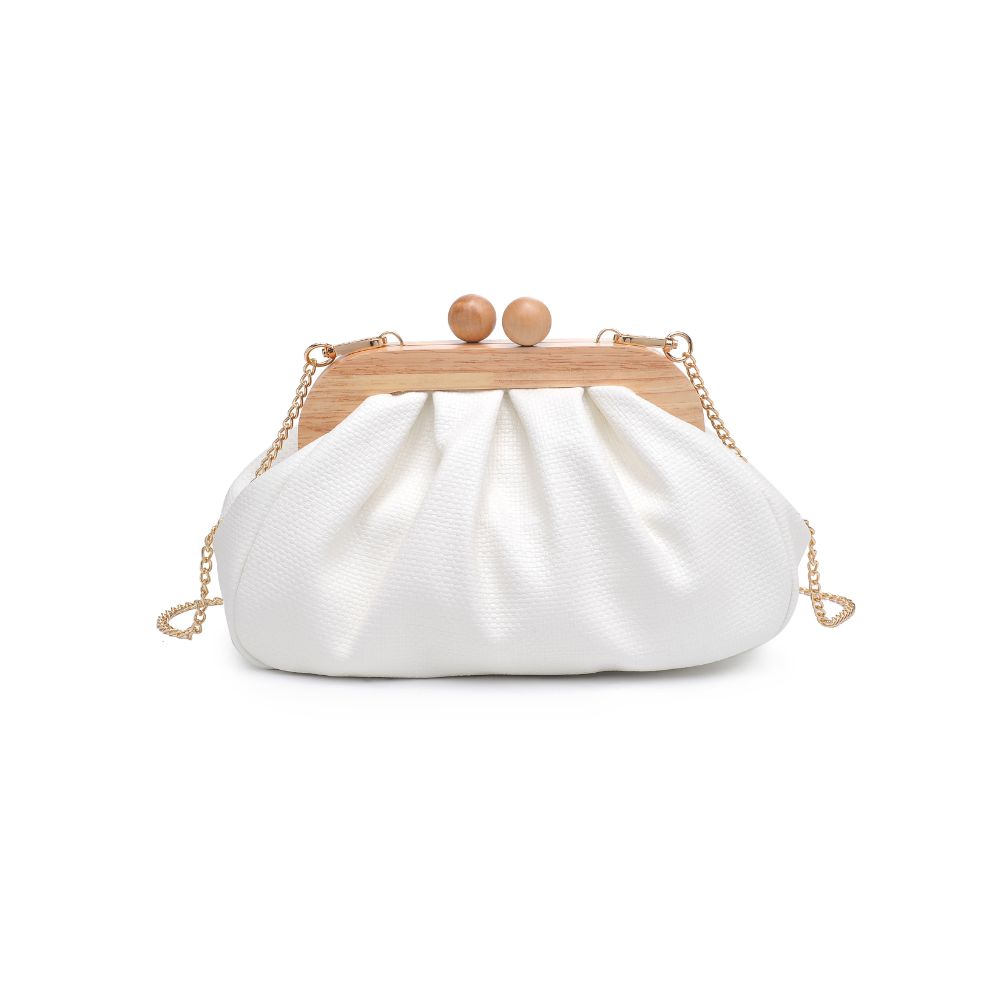 Product Image of Moda Luxe Enya Clutch 842017131236 View 5 | White