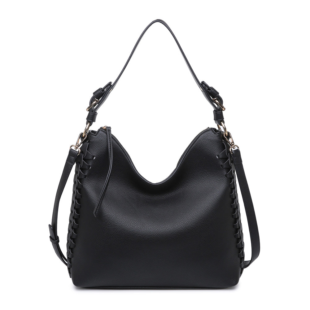 Product Image of Moda Luxe Stephanie Hobo 842017119739 View 1 | Black