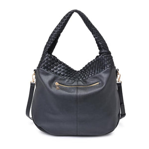 Product Image of Moda Luxe Majestique Hobo 842017134664 View 7 | Black