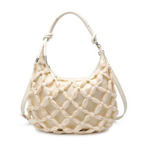 Product Image of Moda Luxe Leslie Hobo 842017135661 View 5 | White