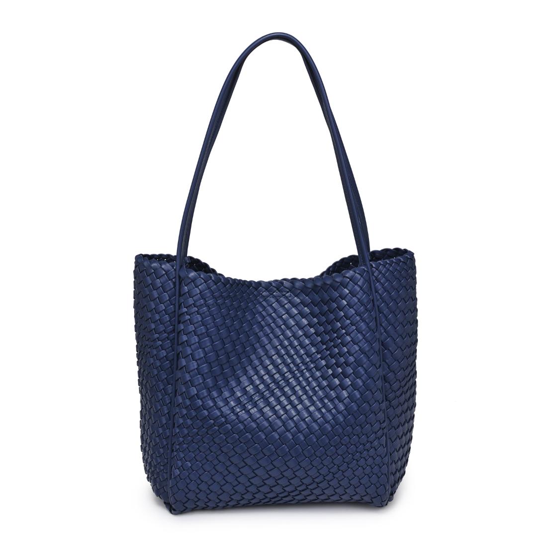 Product Image of Moda Luxe Gladys Tote 842017137276 View 7 | Navy