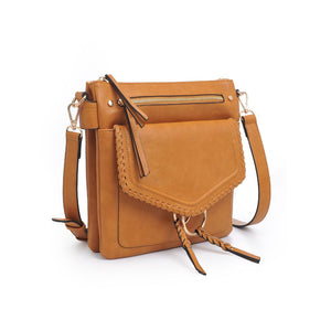 Product Image of Moda Luxe Leslie Messenger 842017128205 View 6 | Mustard