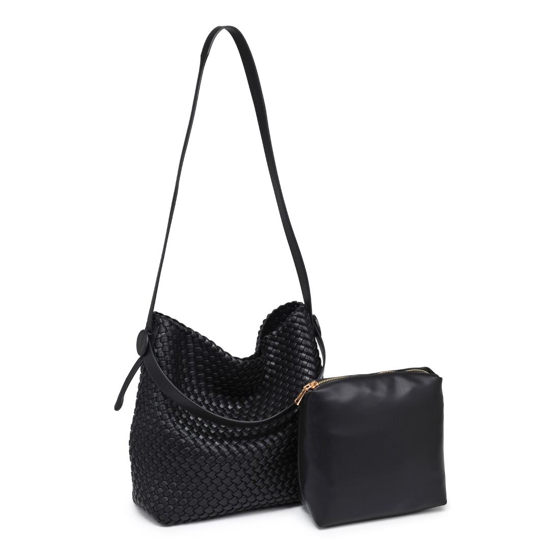 Product Image of Moda Luxe Edith Hobo 842017137474 View 6 | Black