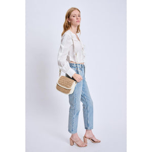 Woman wearing Ivory Moda Luxe Modish Crossbody 842017135104 View 3 | Ivory