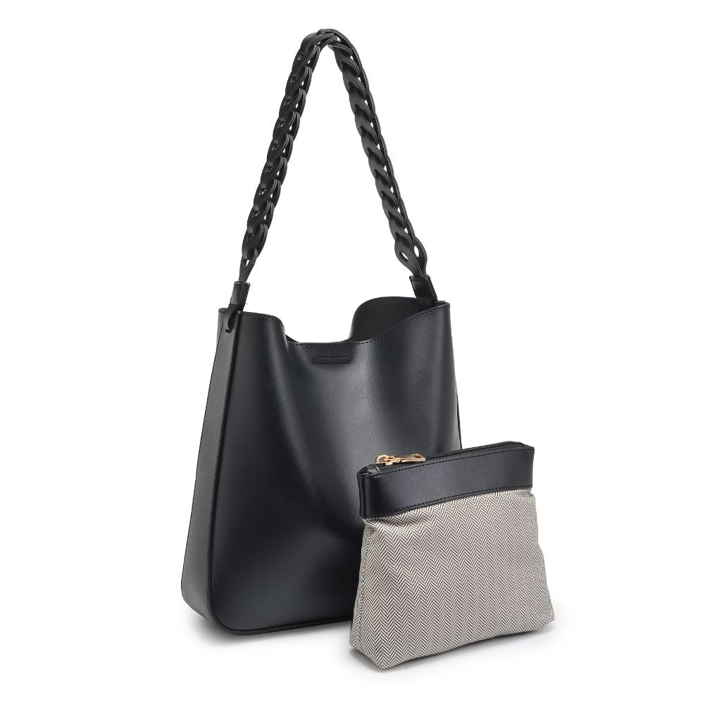 Product Image of Moda Luxe Nemy Tote 842017132295 View 7 | Black
