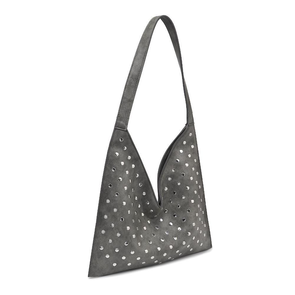 Product Image of Moda Luxe Tori Hobo 842017135951 View 6 | Grey