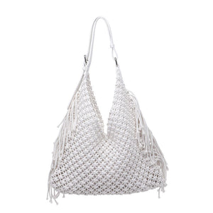 Product Image of Moda Luxe Ariel Hobo 842017131816 View 7 | White