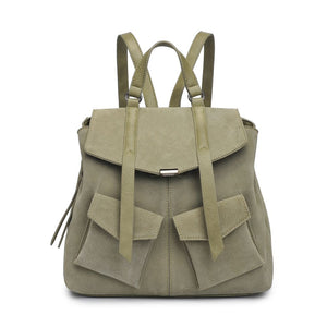 Product Image of Moda Luxe Charlie Backpack 842017127048 View 5 | Sage
