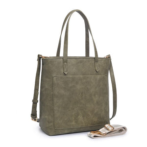 Product Image of Moda Luxe Sadie Tote 842017126768 View 6 | Sage