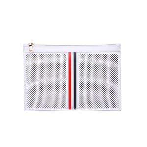 Product Image of Moda Luxe Frenchie Clutch 842017120223 View 5 | White