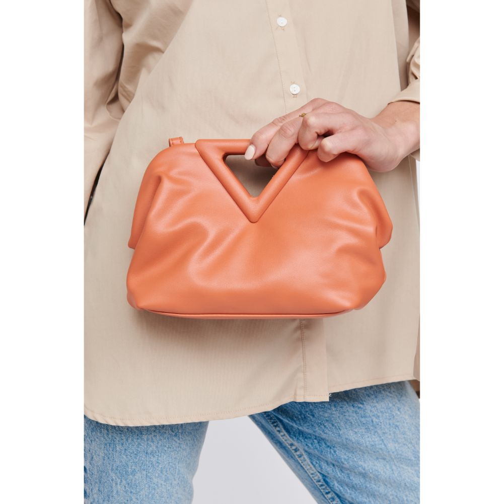 Woman wearing Tangerine Moda Luxe Kylie Crossbody 842017129103 View 4 | Tangerine