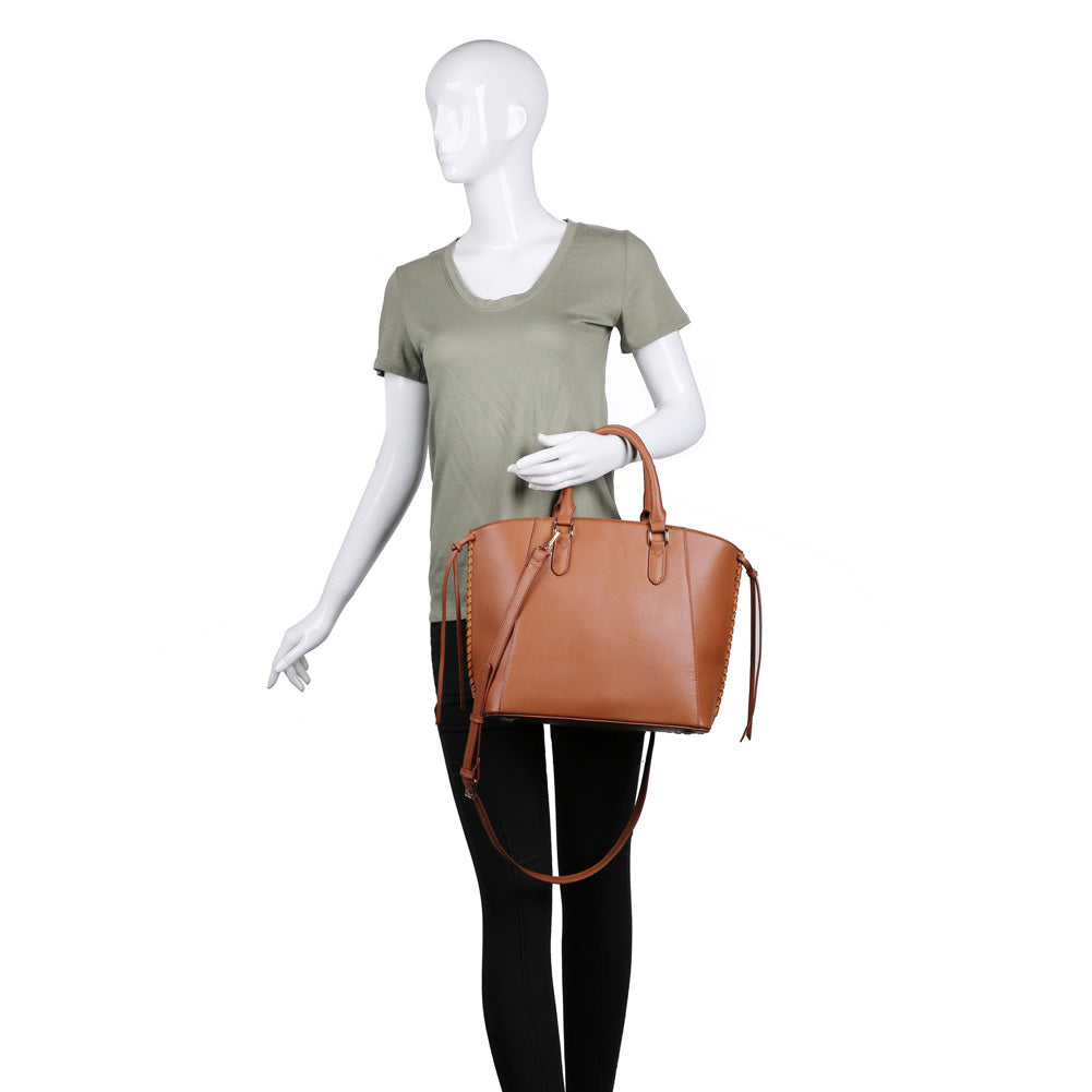 Product Image of Moda Luxe Reese Satchel 842017119371 View 5 | Tan