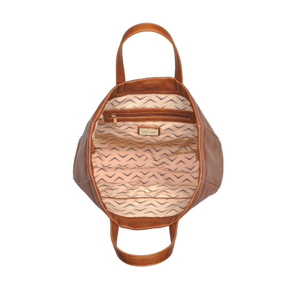 Product Image of Moda Luxe Ingrid Tote 842017124986 View 4 | Cognac