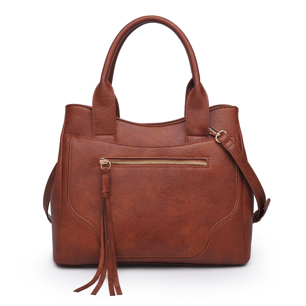 Product Image of Moda Luxe Kaitlyn Satchel 842017122326 View 1 | Cognac