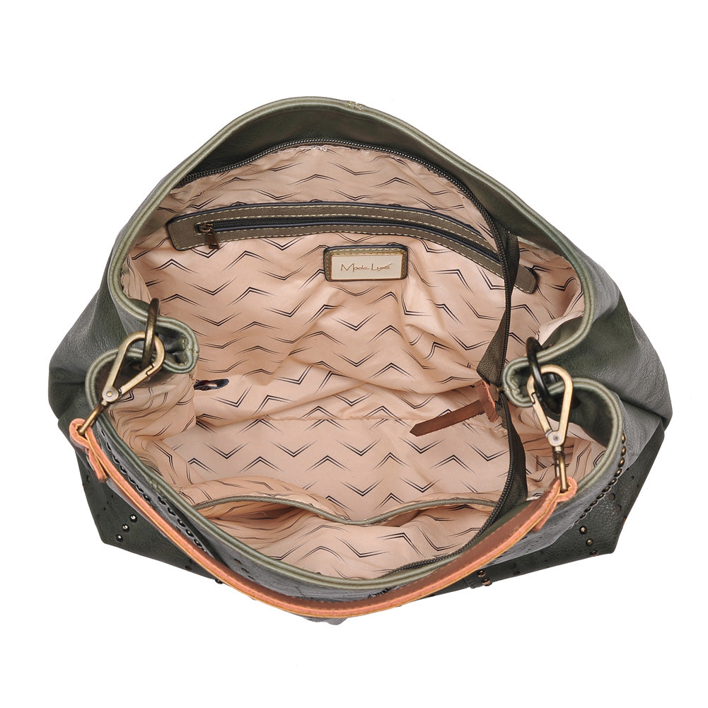 Product Image of Moda Luxe Kate Hobo 842017117704 View 4 | Light Olive