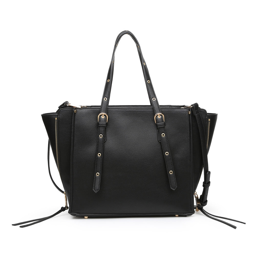 Product Image of Product Image of Moda Luxe Magnolia Tote 842017119616 View 3 | Black