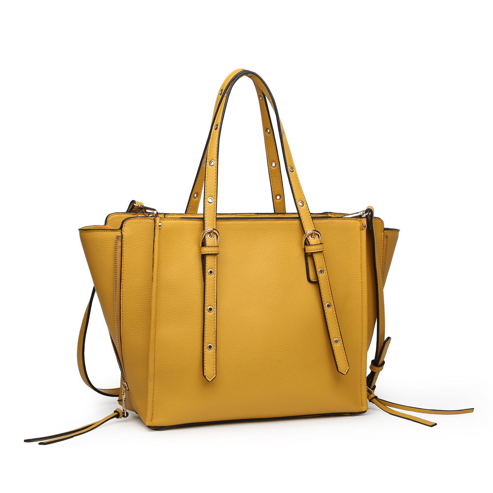 Product Image of Moda Luxe Magnolia Tote 842017119647 View 2 | Mustard