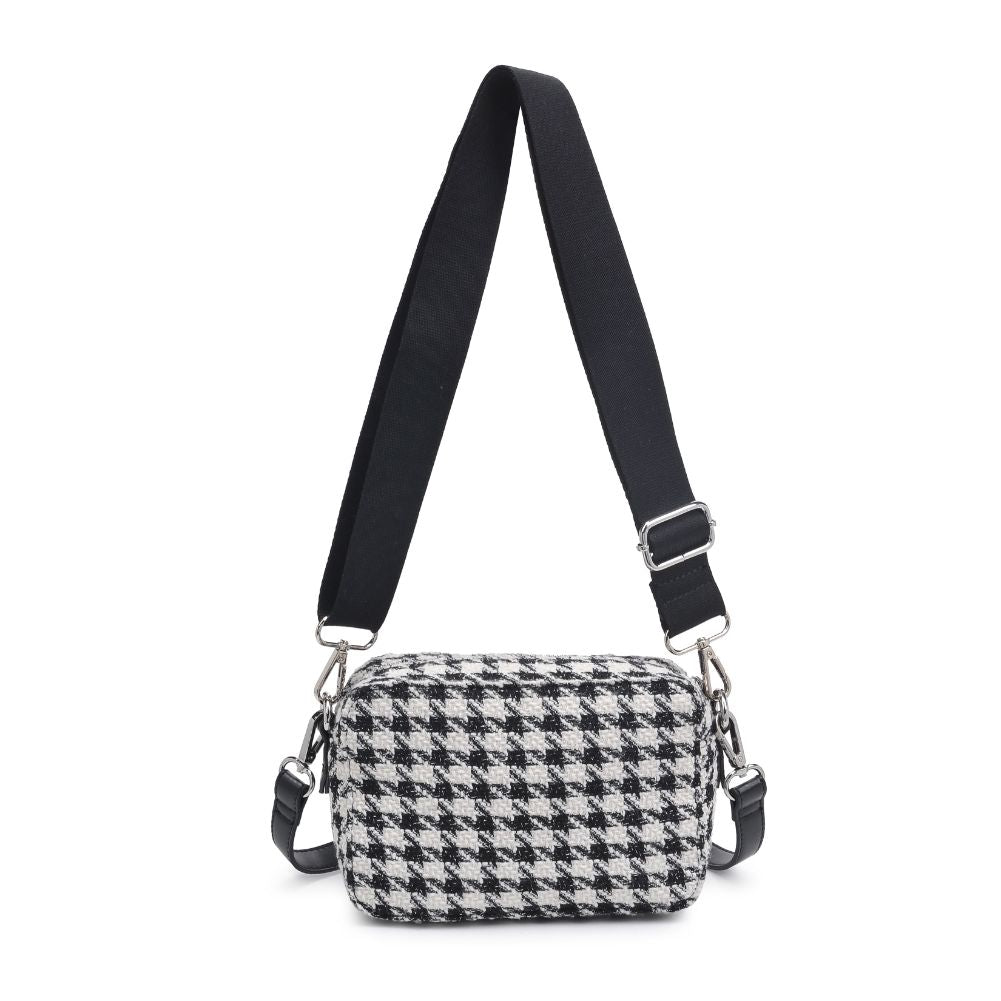 Product Image of Moda Luxe Keekee - Houndstooth Crossbody 842017133025 View 7 | Black