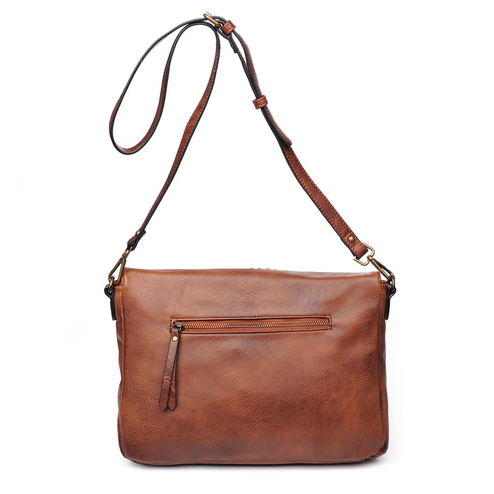 Product Image of Product Image of Moda Luxe Madeline Messenger 842017117599 View 3 | Tan